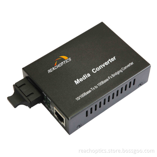 Reachoptics 10/100M Media Converter 2km